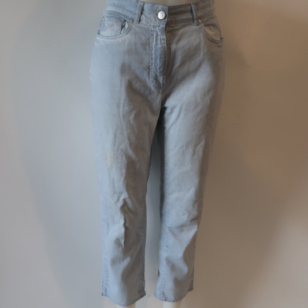 Womens Peserico Blue Straight Leg Jeans 42 IT/US 6
